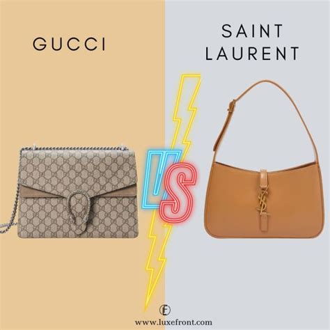 groupe yves saint laurent gucci|YSL Vs Gucci: Which Luxury Brand Should You .